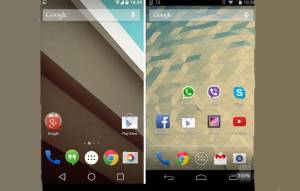 Android L vs KitKat