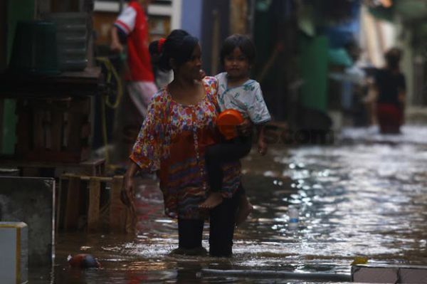 Banjir, Begini Kondisi Kampung Pulo Sore Ini