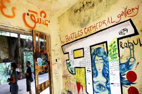 Begini kondisi Kuil The Beatles The Maharishi Mahesh Yogi di India. (indianexpressonline.com)