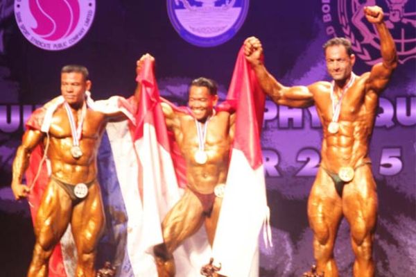 Persiapan Minim, Binaragawan Indonesia Juara Dunia di Bangkok