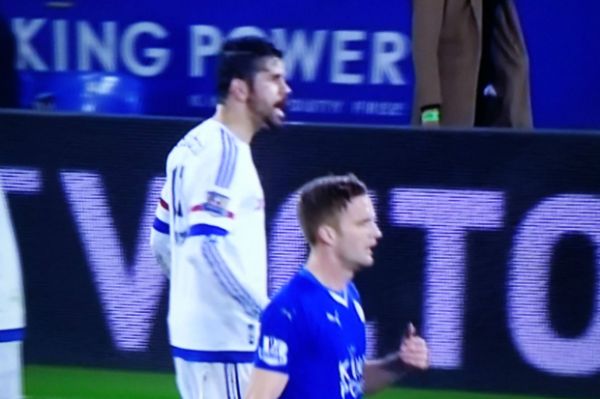 Kecolongan Gol Vardy, Costa Marah Bek Chelsea Seolah Tertidur