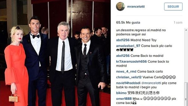 Dukung Ronaldo, Fans Madrid Ingin Ancelotti Kembali