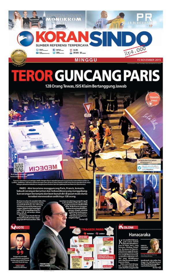 Teror Guncang Paris