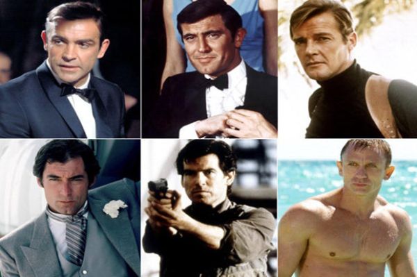 rataan rating aktor pemeran james bond