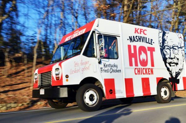 <em>Food Truck</em> KFC Luncurkan Ayam Goreng Pedas di Nashville