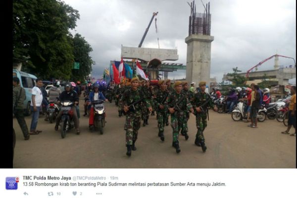 Tandu Sang Jenderal Sudah Tiba di Bekasi