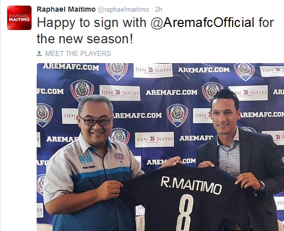 Warisi Nomor Gustavo Lopez di Arema, Maitimo: Salam Satu Jiwa!