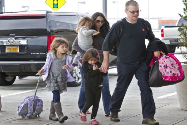 matt damon dan keluarga