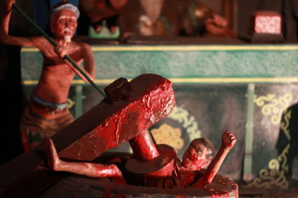 Seramnya Gambaran Neraka di Haw Par Villa, Singapura