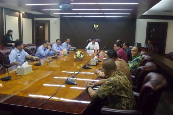 Audiensi Pahlawan untuk Indonesia dengan Menteri Hukum dan HAM Yasonna Laoly