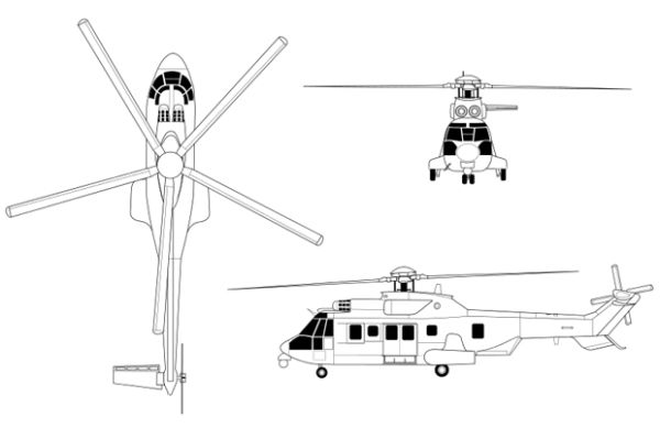  EC725 Cougar, Pesaing Sepadan Helikopter AW101