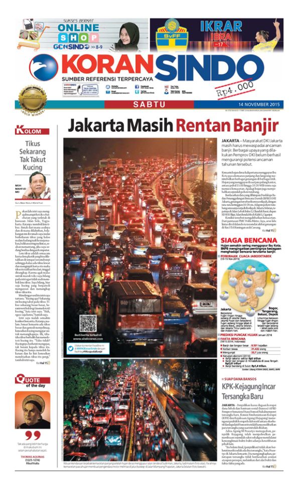 Jakarta Masih Rentan Banjir