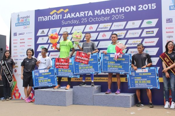 Hasil Lengkap Juara Mandiri Jakarta Marathon 2015
