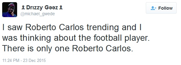 Netizen Kecele, Roberto Carlos Jadi Trending Topic Dunia