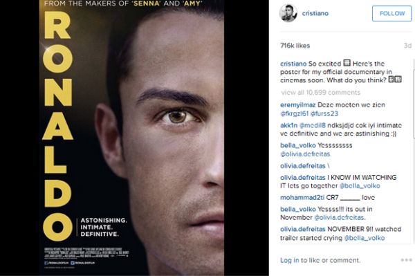 Wow, Kisah Hidup Ronaldo Diangkat ke Film