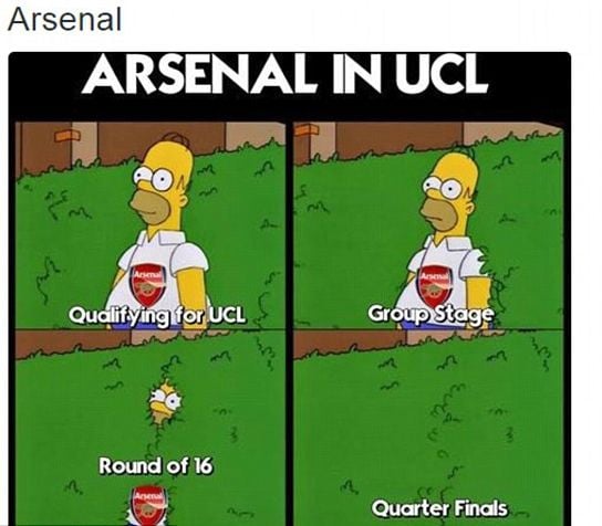 Babak 16 Besar Liga Champions: Meme Lucu Arsenal vs Barcelona Beredar