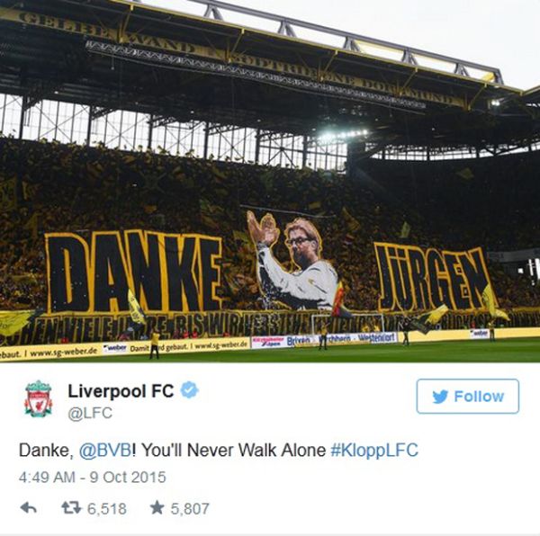 Liverpool Pinang Klopp, Dunia Bereaksi