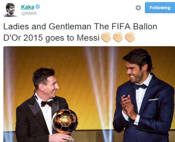 Raih Ballon d'Or Kelima, Messi Banjir Ucapan Selamat