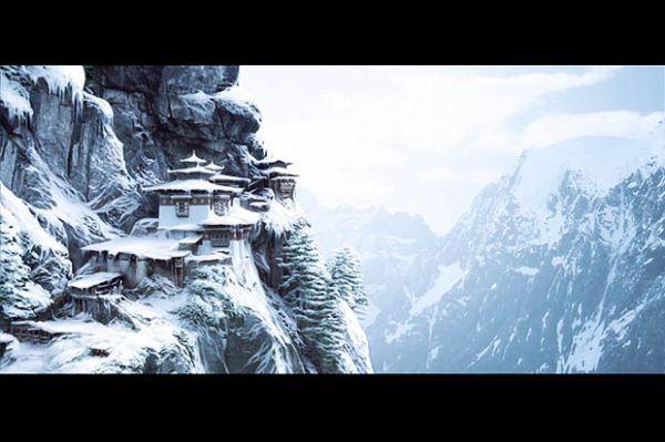 Taktsang Monastery saat musim dingin. (bhutanrebirth.com)