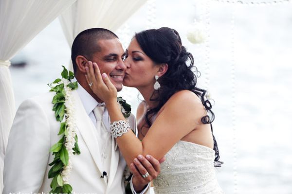 the wedding kiss