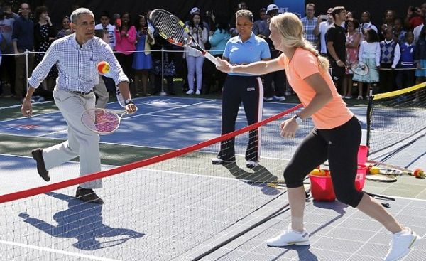 Obama Tantang Petenis Cantik Asal Denmark