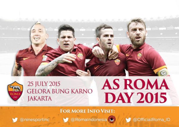 AS Roma Pastikan Diri Tampil di GBK