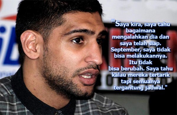 Alasan Ramadhan, Amir Khan Tolak Duel dengan Mayweather Jr