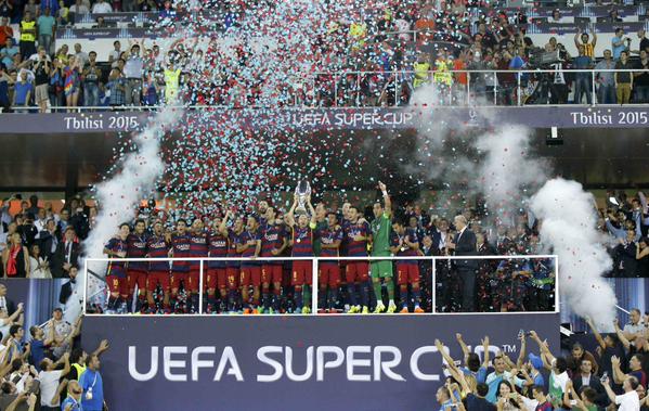 Hasil dan Fakta Piala Super Eropa: Barcelona vs Sevilla