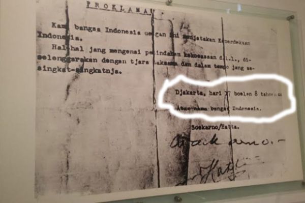 Naskah Asli Proklamasi Tertulis 17 - 8 - 05, Ini Artinya