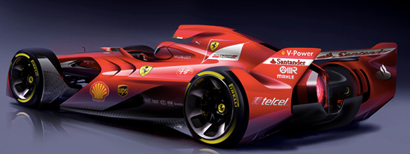 Inilah Penampakan Mobil Formula 1 di Masa Depan 