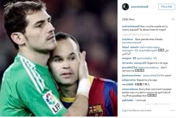 Barcelona Pun Bersedih atas Kepergian Casillas