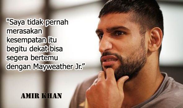 Amir Khan : Dua Pekan Lagi Mayweather Beri Kepastian