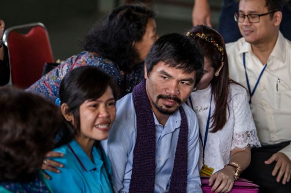 Pertemuan Pacquiao dan Mary Jane Jadi Sorotan Dunia