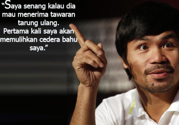 Pacquiao Emoh Pikirkan Sanksi dan Denda