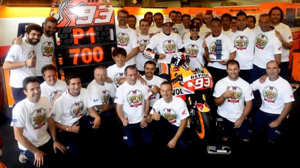 Marquez Ukir Kemenangan ke-700 Honda