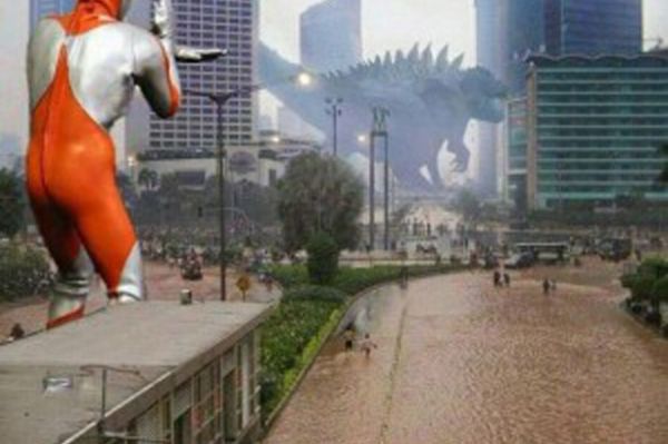 Gara-gara Banjir, Jakarta Di-<em>bully</em> Lewat Meme