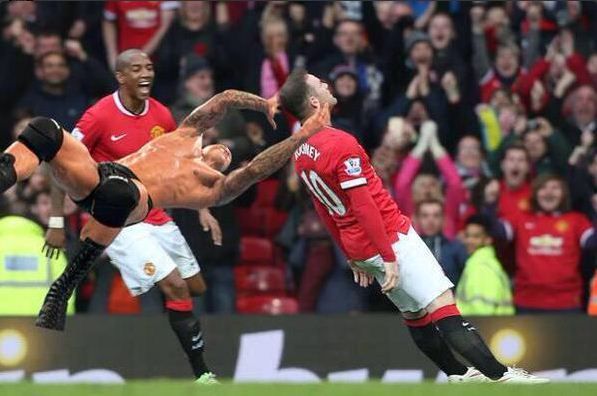 <em>Netizen</em> Ejek Selebrasi Rooney Lewat Meme