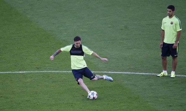 Intip Latihan Juventus dan Barcelona di Sini