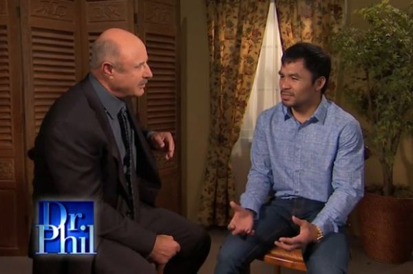 Yuk, Intip Aksi Narsis Pacquiao dan Mayweather Jr