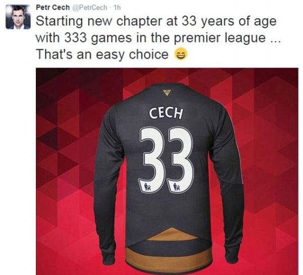 Filosofi Nomor Keramat '33' Bagi Peter Cech