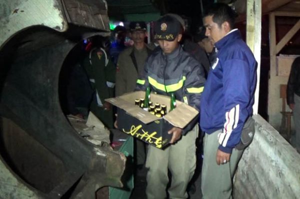 Razia Pekat di Bukittinggi, Motor Bodong dan Miras Disita Petugas