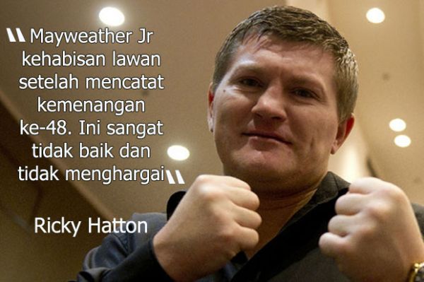 Ladeni Berto, Mayweather Jr Dituding Cari Aman