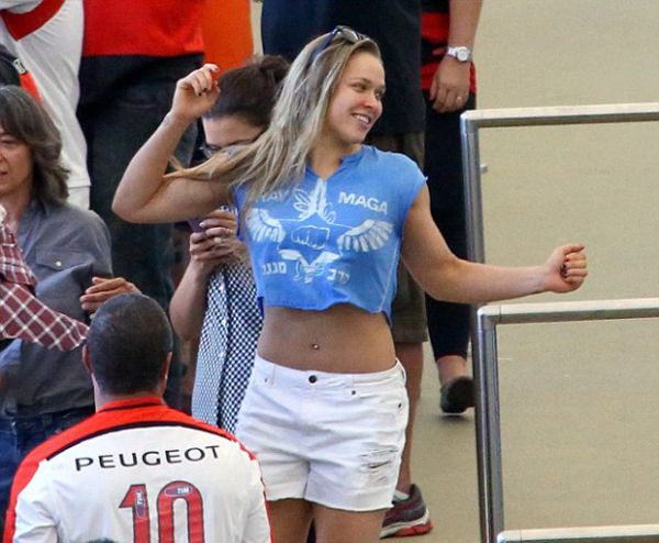 Ronda Rousey Nonton Flamengo Usai Taklukkan Correia 