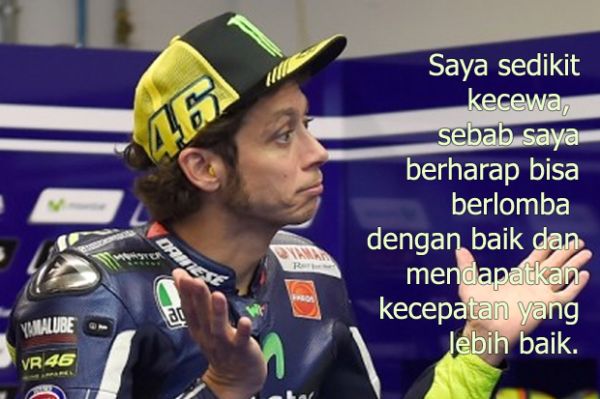 Valentino Rossi Tak Terima Kalah di Brno 