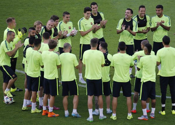 Intip Latihan Juventus dan Barcelona di Sini