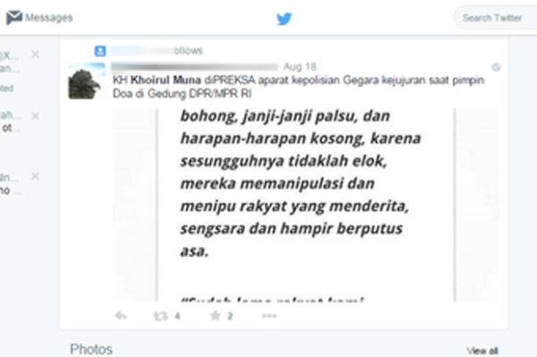 KH Khoirul Muna dan Kontroversi Doa di Sidang MPR