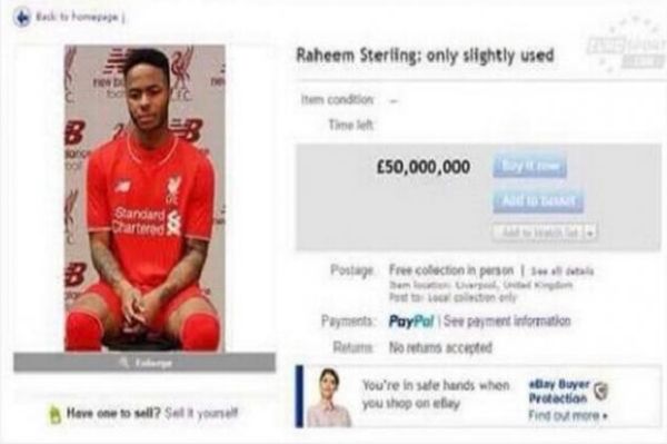 Sterling Dilelang di Situs Jual Beli Online