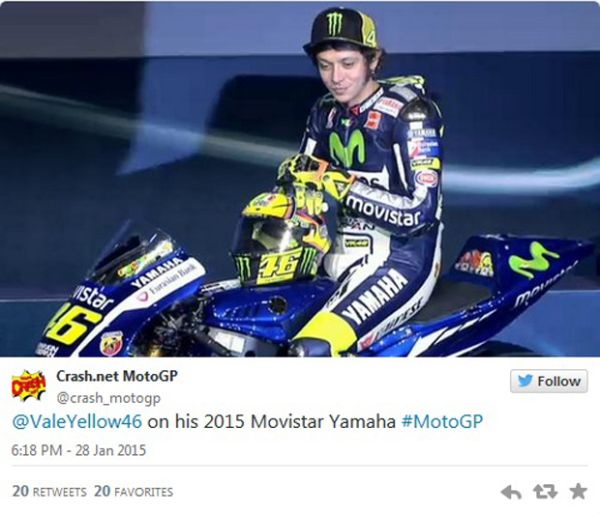 Ini Penampakan Rossi dan Lorenzo di 2015