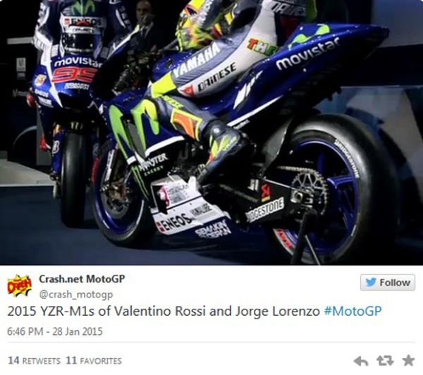 Ini Penampakan Rossi dan Lorenzo di 2015