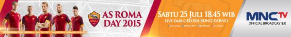 Tunjukan Konsistensi, MNCTV Pegang Hak Siar AS Roma Day 2015